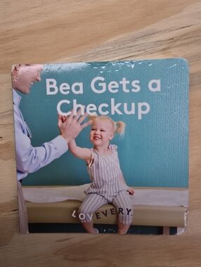 Lovevery- Bea Gets a Checkup Board Book - Teal Cover